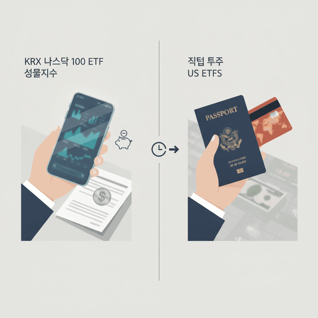 KRX 나스닥 100 ETF 선물지수 vs 직접 투자, 뭐가 다를까
